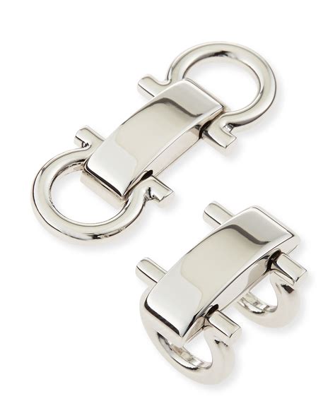 salvatore ferragamo gancini cufflinks.